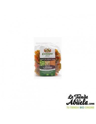 Espirales 3 legumbres bio 250gr Castagno