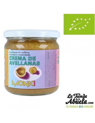 Crema de avellanas sin azucar bio...