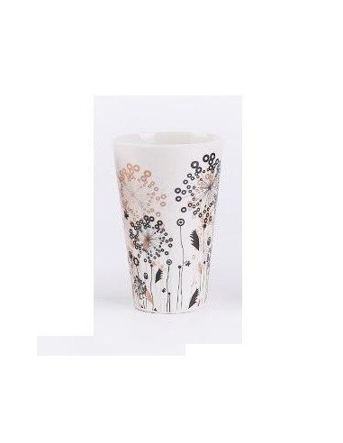 Vaso de bambú con tapa 400ml