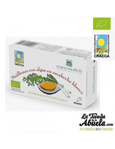 Mejillones en escabeche bio Porto Muiños