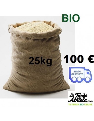Arroz redondo integral 25 kg ecológico