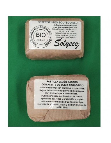 Jabón sólido sin perfume Solyeco