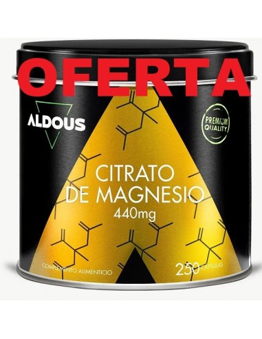 Citrato de Magnesio 440mg Aldous Bio