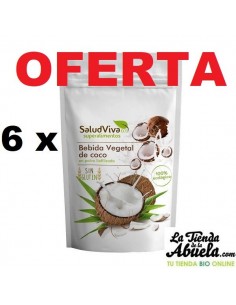 6 x Leche de coco bio 200gr...