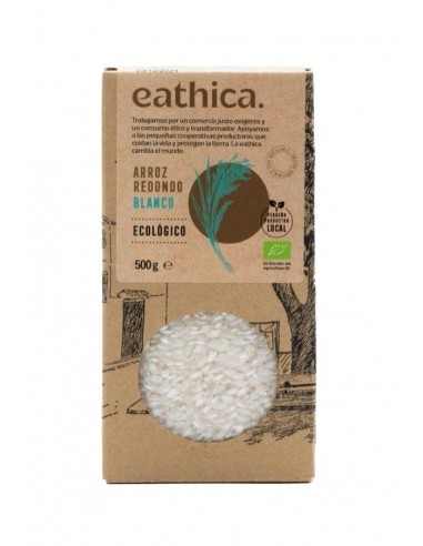 Arroz eathica redondo blanco BIO 500g...