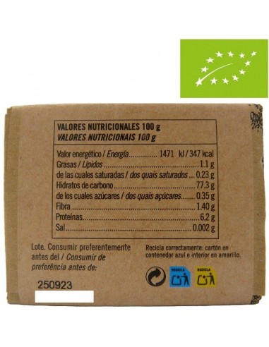 Arroz redondo blanco BIO 15 kg...