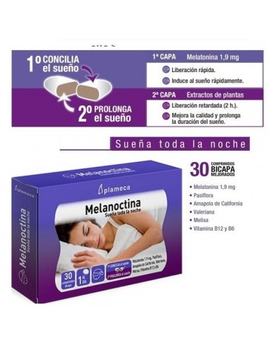 Melanoctina Sueña toda la noche 30...