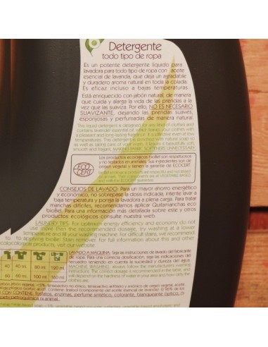 Detergente todo tipo ropa bio 1,5...