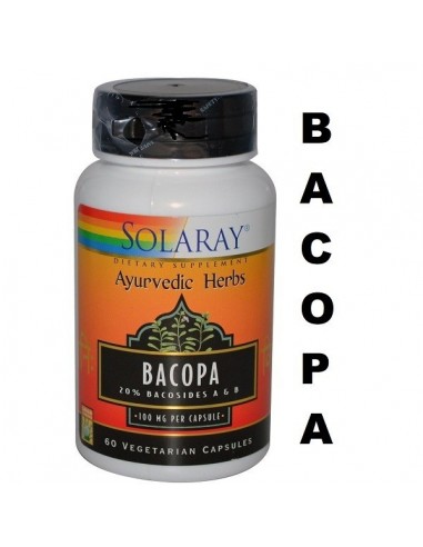 Bacopa 100mg 60 capsulas Solaray