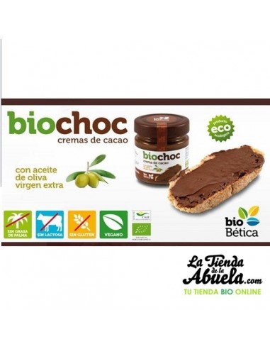 12 x Biochoc Crema de cacao sin...